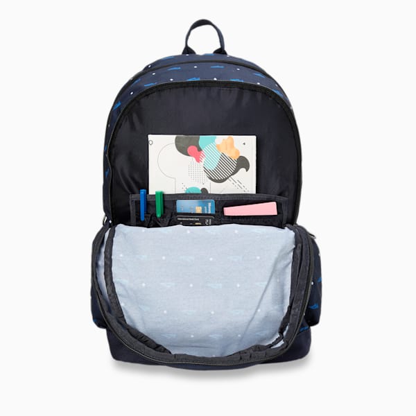 Streak Backpack, Peacoat-shoe AOP, extralarge-IND
