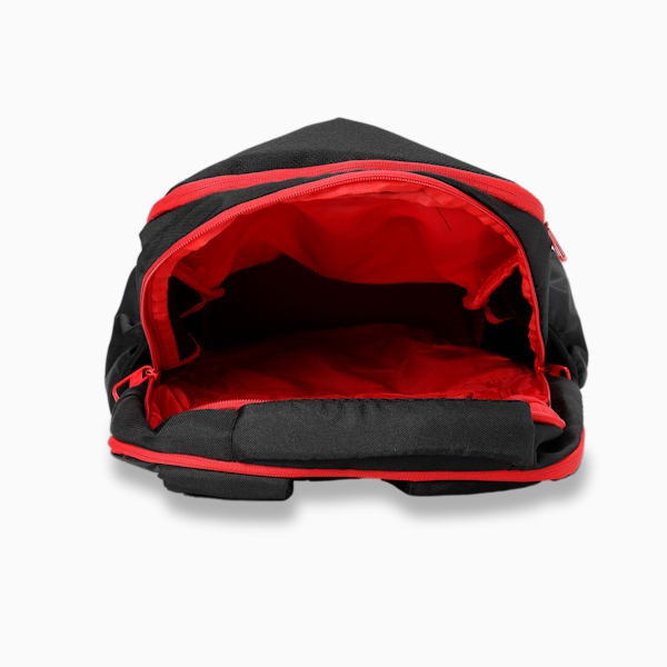 PUMA Orbit Unisex Backpack, PUMA Black-Team Regal Red, extralarge-IND