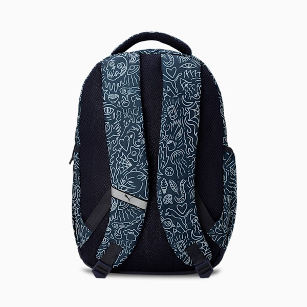 AOP Backpack, Intense Blue-Nimbus Cloud-AOP, extralarge-IND