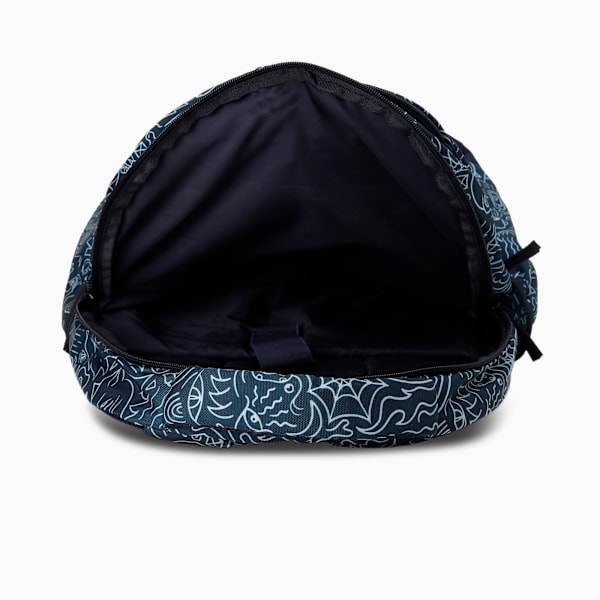 Lightweight All-Over-Printed Backpack, Intense Blue-Nimbus Cloud-AOP, extralarge-IND