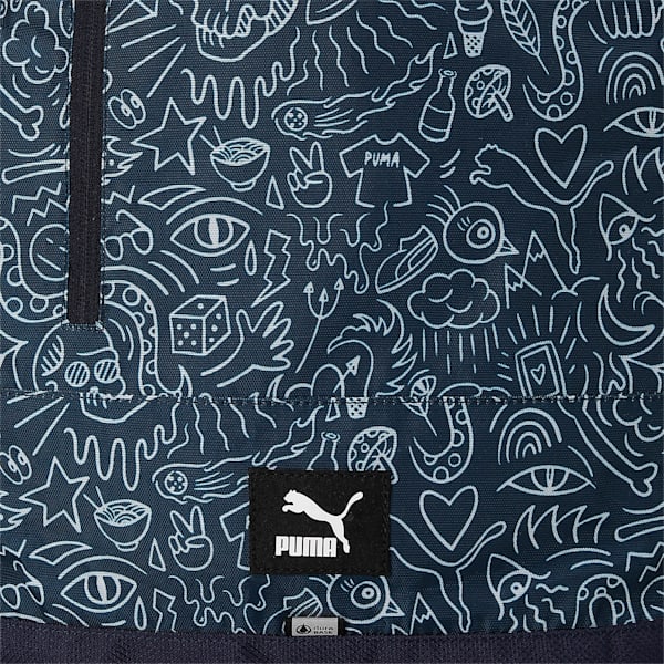 AOP Backpack, Intense Blue-Nimbus Cloud-AOP, extralarge-IND