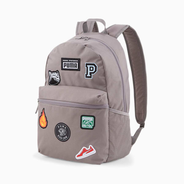 PUMA Patch Unisex Backpack, Steel Gray, extralarge-IND