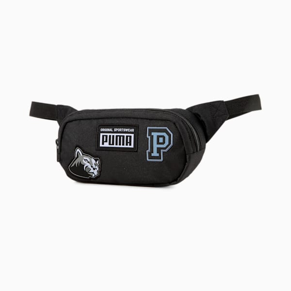 Patch Waist Bag, Puma Black, extralarge