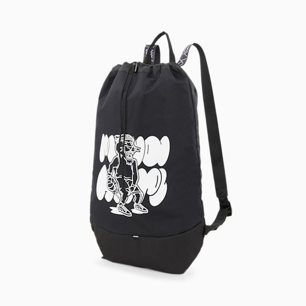 Basketball Gym Sack, Puma Black-Puma White, extralarge
