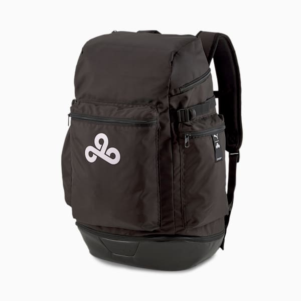 PUMA x CLOUD9 Esports Backpack, Puma Black-Bleu Azur, extralarge