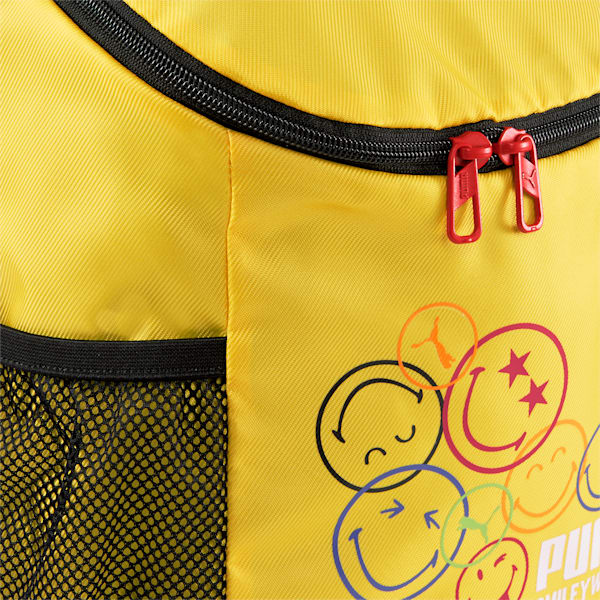 Mochila Adolescentes PUMA x SMILEYWORLD, Vibrant Yellow, extralarge