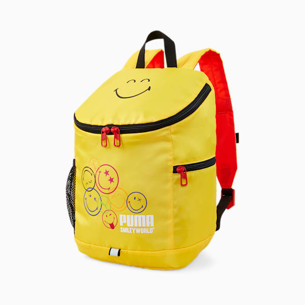 PUMA x SMILEYWORLD Kids' Backpack, Vibrant Yellow