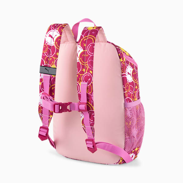 PUMA x SMILEYWORLD Kids' Backpack, Festival Fuchsia-AOP, extralarge