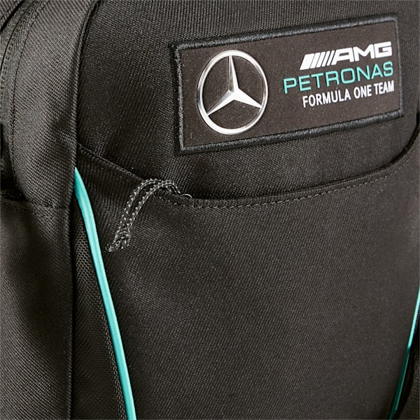 Mercedes F1 Portable Shoulder Bag, Puma Black, extralarge-IND