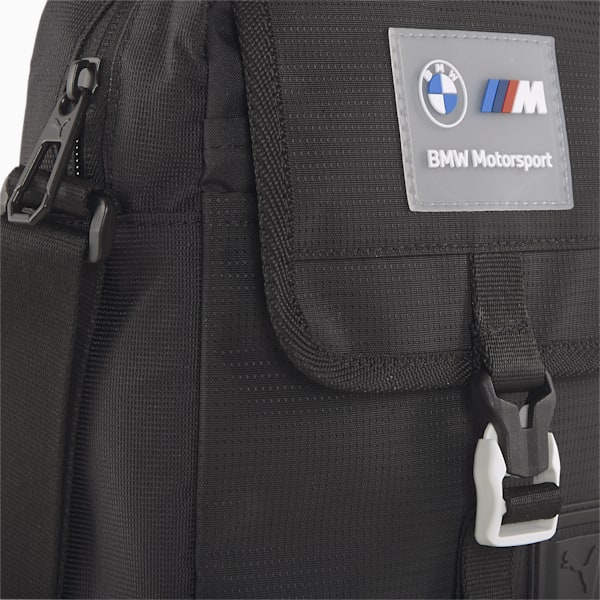 Bolso para llevar al hombro BMW M Motorsport Portable, Puma Black, extralarge
