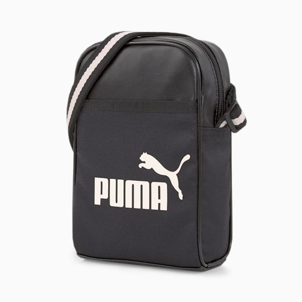 ユニセックス キャンパス コンパクト ポータブル ショルダーバッグ 1.5L, Puma Black, extralarge-JPN