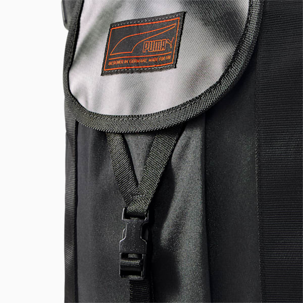 Black Commuter recycled-fibre backpack