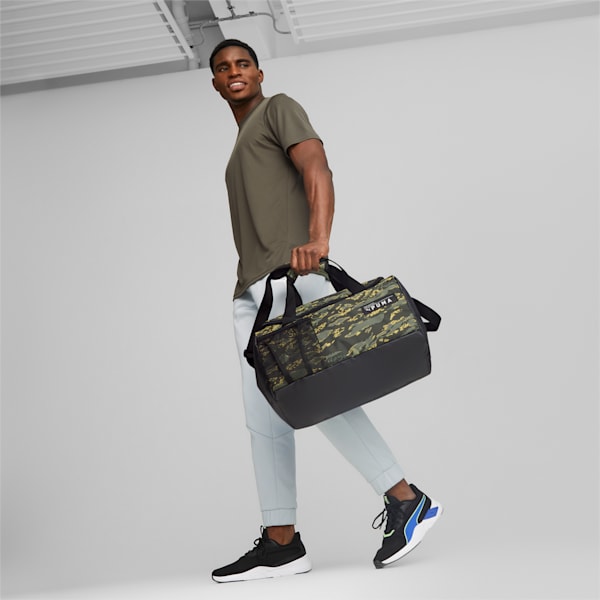 Training Sports Bag, PUMA Black-Camo, extralarge-IND