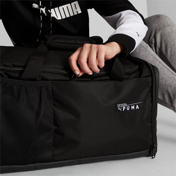 Sac d’entraînement taille moyenne, Puma Black, extralarge