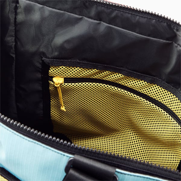 PUMA x BUTTER GOODS Tote Bag, Mineral Blue-Puma Black-Maize, extralarge