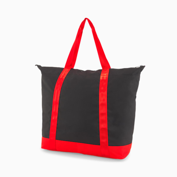 ウィメンズ PUMA x VOGUE トートバッグ 35L, Puma Black-Fiery Red, extralarge-JPN
