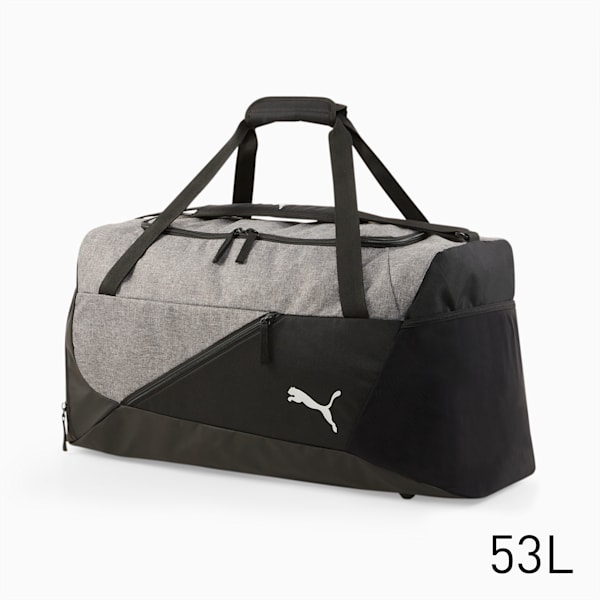 ユニセックス サッカー TEAMFINAL チームバッグ 53L, Puma Black-Medium Gray Heather, extralarge-JPN