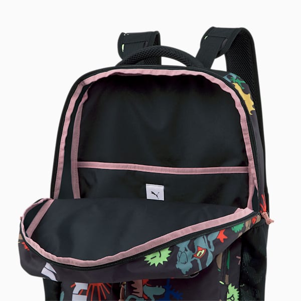 Adventure Planet Backpack, Puma Black-AOP, extralarge