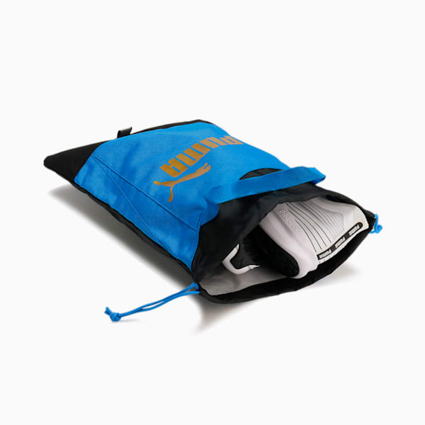 ユニセックス プーマ アクティブ グリップ シューサック 6L, Ultra Blue-PUMA Gold, extralarge-JPN