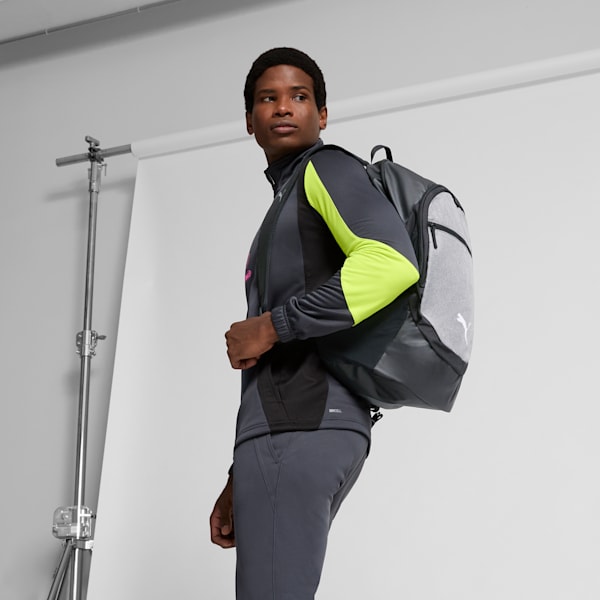 teamFINAL Backpack XL, Puma Black-Medium Gray Heather, extralarge