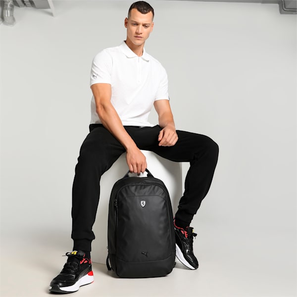 Ferrari SPTWR Style Backpack, Puma Black, extralarge-IND