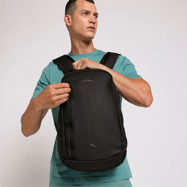 PUMA x one8 Premium Unisex Backpack, Puma Black, extralarge-IND