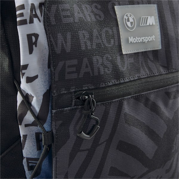 BMW M Motorsport Statement Backpack, Puma Black-AOP, extralarge