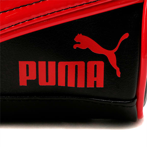 ウィメンズ PUMA RETRO ミニ グリップバッグ 2.5L, Puma Black-Ribbon Red, extralarge-JPN