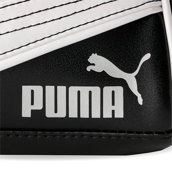 ウィメンズ PUMA RETRO ミニ グリップバッグ 2.5L, PUMA Black-PUMA White, extralarge-JPN