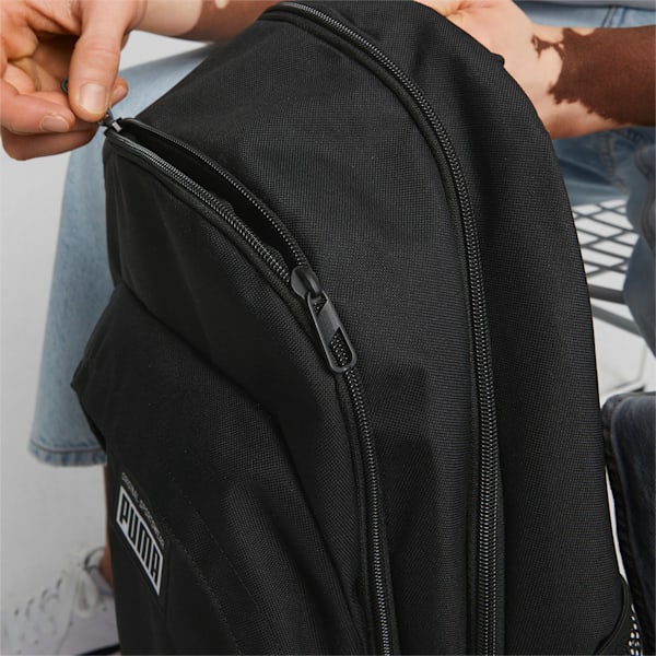 PUMA Academy Unisex Backpack, Puma Black, extralarge-AUS