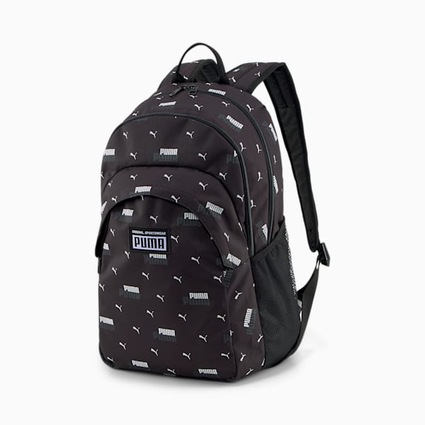 Academy Backpack, PUMA Black-POWER LOGO AOP