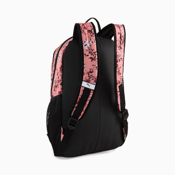 PUMA Academy Unisex Backpack, Peach Smoothie-Dark Jasper-FLORAL AOP, extralarge-IND