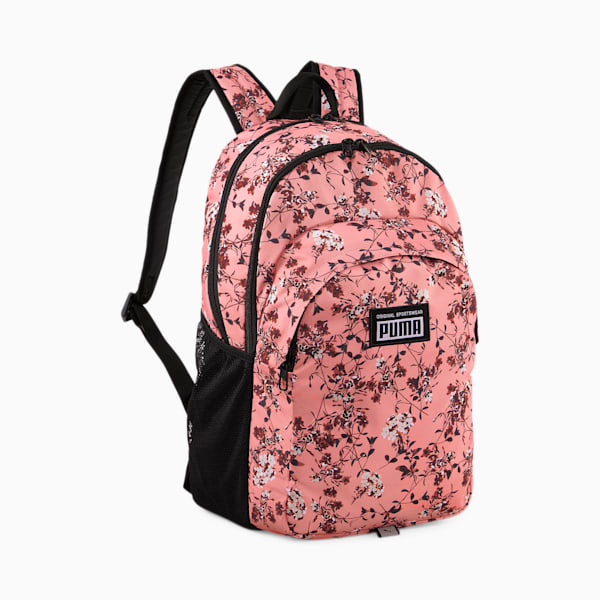 Academy Backpack, Peach Smoothie-Dark Jasper-FLORAL AOP, extralarge