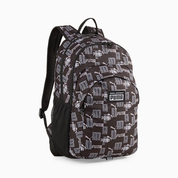 Academy Backpack, PUMA Black-Logo AOP, extralarge