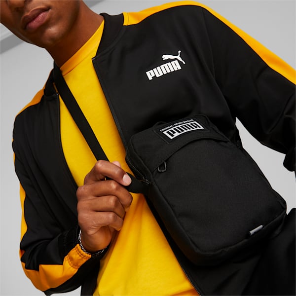 Academy Portable Shoulder Bag, Puma Black, extralarge
