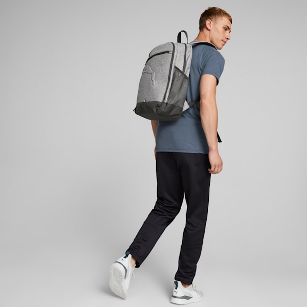 Buzz Backpack, Medium Gray Heather, extralarge