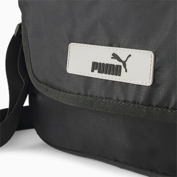 Mini bolso estilo mensajero Pop, Puma Black