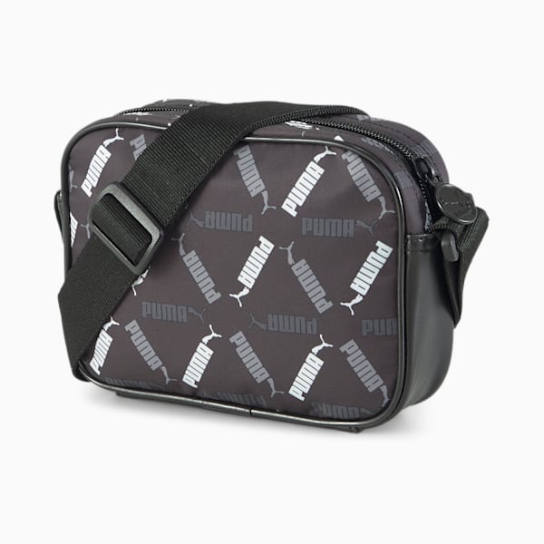 Classics Crossbody Bag, Puma Black-AOP, extralarge