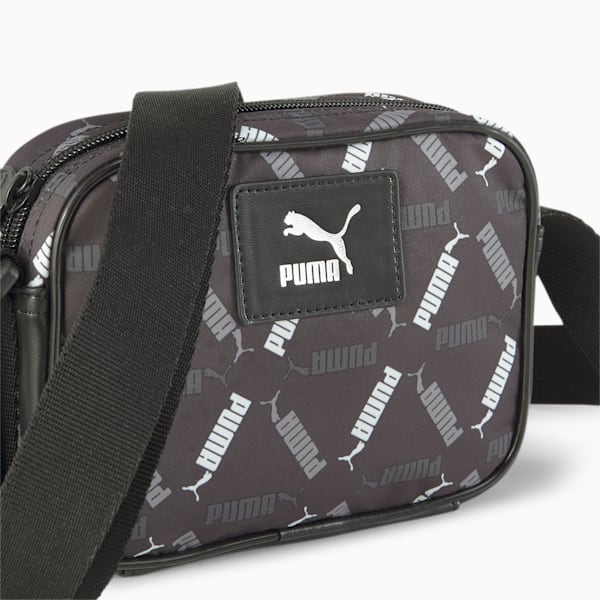 Classics Crossbody Bag, Puma Black-AOP, extralarge