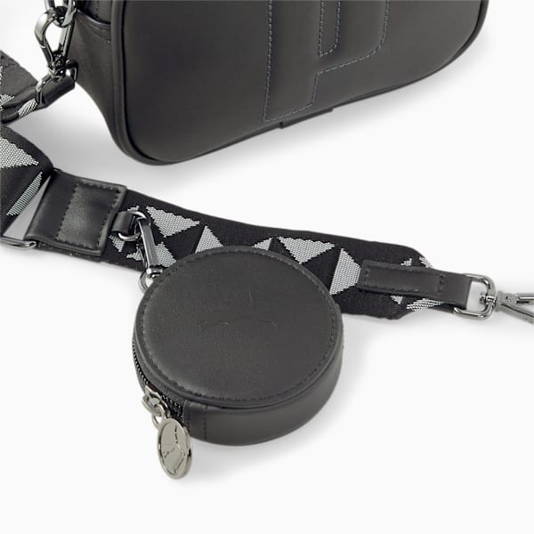 PUMA Cross Body Mini Grip Purse in Black