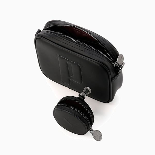 ウィメンズ プーマ センス クロス ボディーバッグ 1.5L, Puma Black, extralarge-JPN