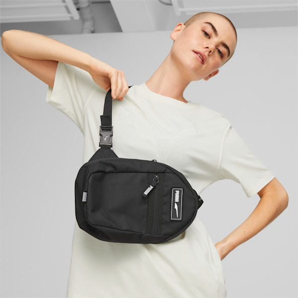 Deck Crossbody Bag, Puma Black, extralarge