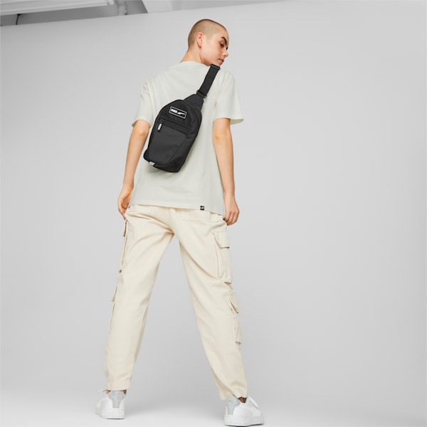 Deck Crossbody Bag, Puma Black, extralarge