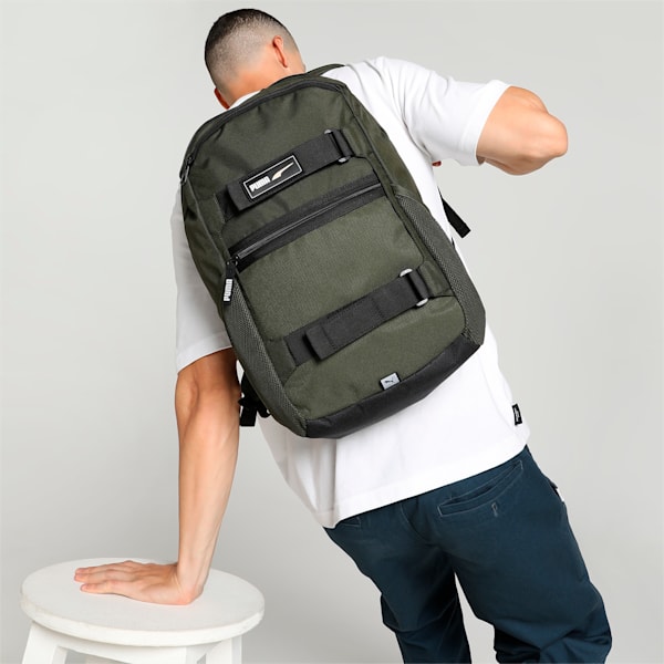 Deck Backpack, Dark Olive, extralarge-IND