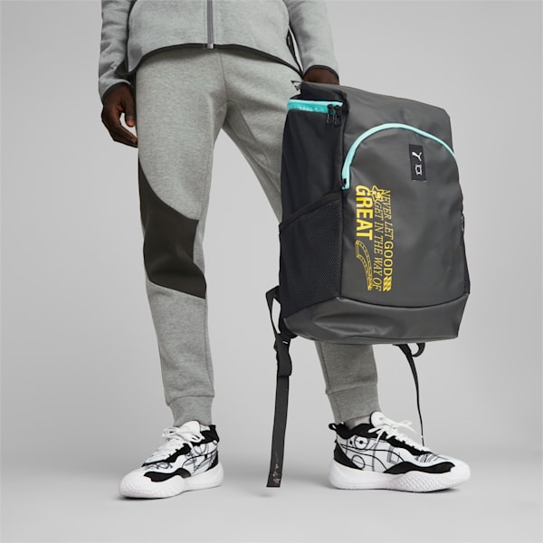 Basketball Backpack, PUMA Black, extralarge