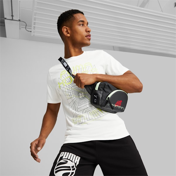 Basketball Waist Bag, PUMA Black, extralarge