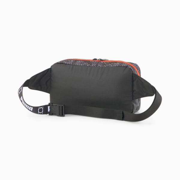 Basketball Waist Bag, PUMA Black-AOP, extralarge-GBR