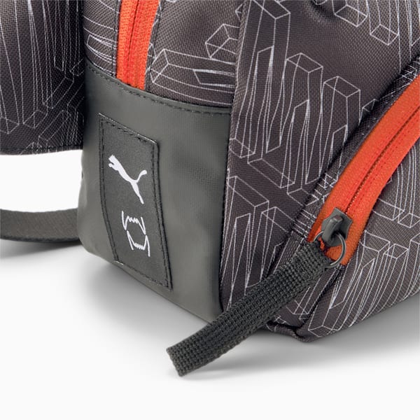 Basketball Waist Bag, PUMA Black-AOP, extralarge