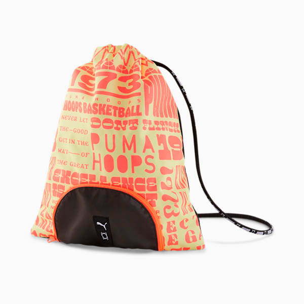 Basketball Gym Sack, Puma Black-Fizzy Light, extralarge-AUS