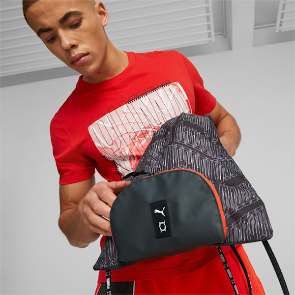ユニセックス バスケットボール ジムサック 13L, PUMA Black-AOP